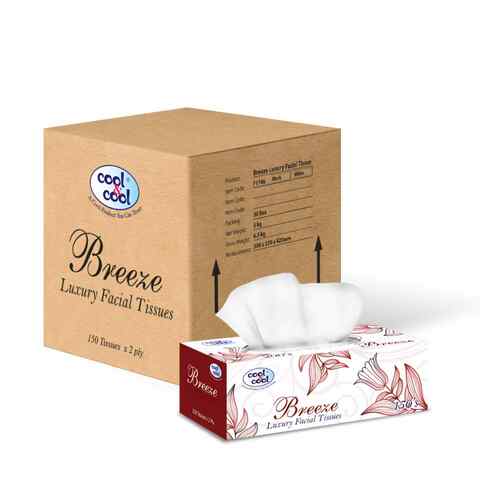 Cool Cool Breeze Facial Tissue 150 Count x30 price in UAE | Carrefour ...