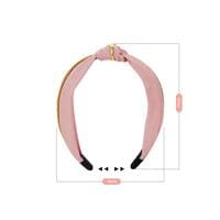 Aiwanto Hair Band Stylish Head Band Knotted Hair Band Beautiful Hair Accessories For Girls Womens (Pink)
