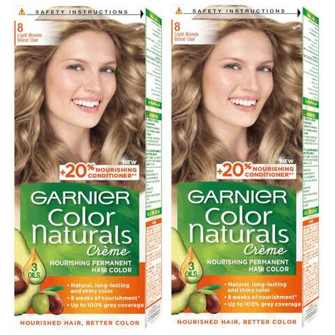 Buy Garnier Hair Color Natural Light Blonde  2 Pieces Online - Shop  Beauty & Personal Care on Carrefour Jordan