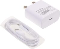 Samsung Original 45W USB-C Tablet And Mobile Phone Wall/Mains Plug Charger - Genuine Super Fast Charging 2.0 For Samsung Galaxy Note S10+ And Other USB Type C Devices, White, Ep-Ta845Xweggb