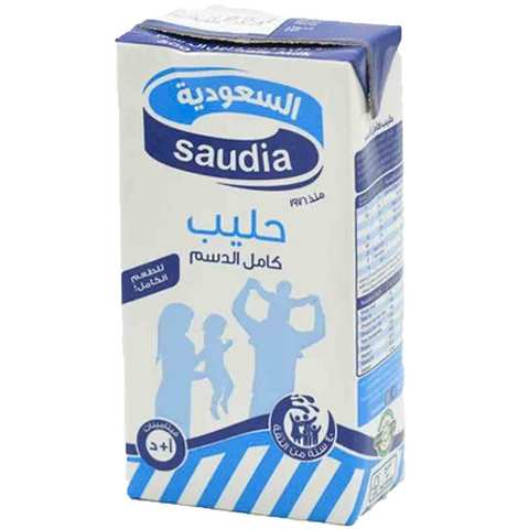 Saudia Milk Whole Fat 500 Ml