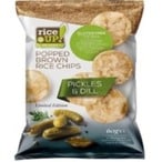 Buy Rice Up Whole Grain Rice Chips Pickles   Dills 60g in Kuwait
