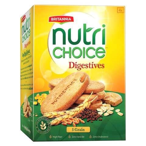 Britannia NutriChoice 5 Grain Digestive Multigrain Biscuits 200g