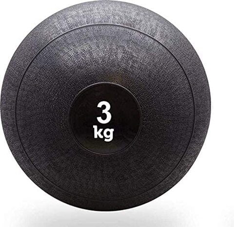 Max Strength - Medicine Slam Rubber Balls MMA Fitness Strength Training Great for Core &amp; Cardio Workouts 3kg