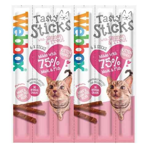 Webbox Cats Delight Tasty Sticks With Salmon And Trout 30g