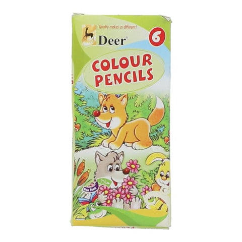 Deer Color Pencils 6 Pcs