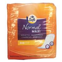Carrefour Maxi Absorption Comfort And Secure Sanitary Pads White 20 Pads