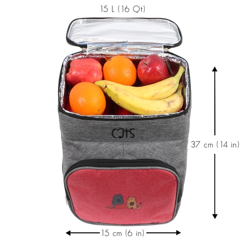 Lunch box for hot and 2024 cold food