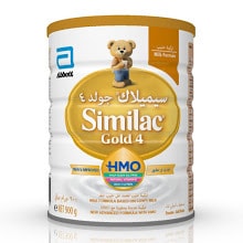Buy Similac gold 4 formula milk 3 + year 900 g in Saudi Arabia
