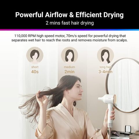 Buy Dreame Hair Glory Hair Dryer, Quick-Drying, 110,000 RPM High-Speed ...