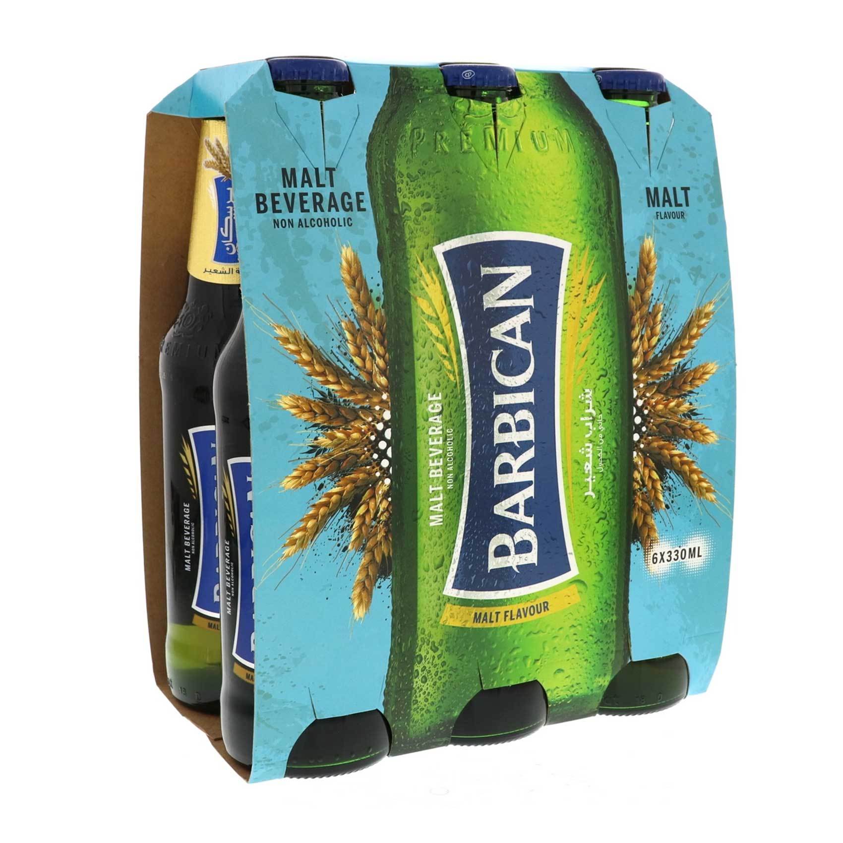 Buy Barbican beer non alcoholic regular 330 ml x 6 Online Shop