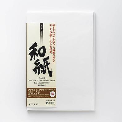 Awagami FineArt Murakumo Kozo White (Parchment-like) - 42gsm - A3+ - (10 Sheets)