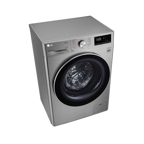 LG Frontload Washer F4V5VYP2T 9 KG Capacity - Silver