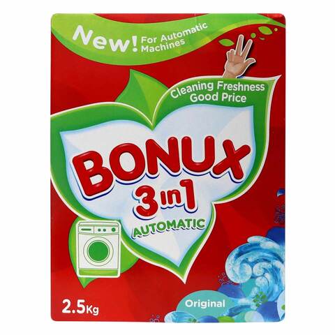 Bonux , Detergent Powder 3 in 1 , 4.5 KG