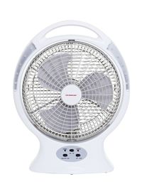 Olsenmark Rechargeable Desktop Fan With LED OMF1579 White/Grey