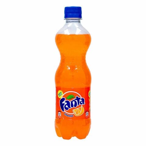 Fanta Orange Flavoured Carbonated Soft Drink 500ml