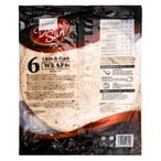 Buy Deli Sun Chia And Flax Wraps Tortilla - 360 gram - 6 Warps in Egypt