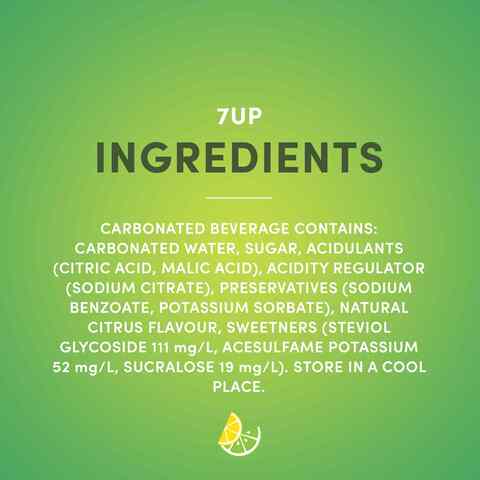 7 UP Carbonated Soft Drink 330ml x6