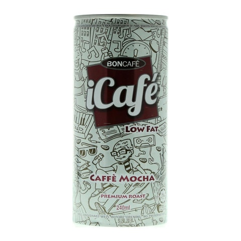 Boncafe iCafe Low-Fat Premium Roast Caffe Mocha 240ml