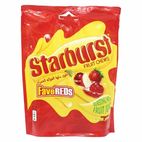 Starburst Fruit Chews Fave Red 165 Gram