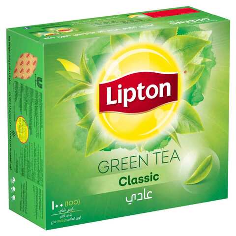 شاي ليبتون أخضر 100 كيس