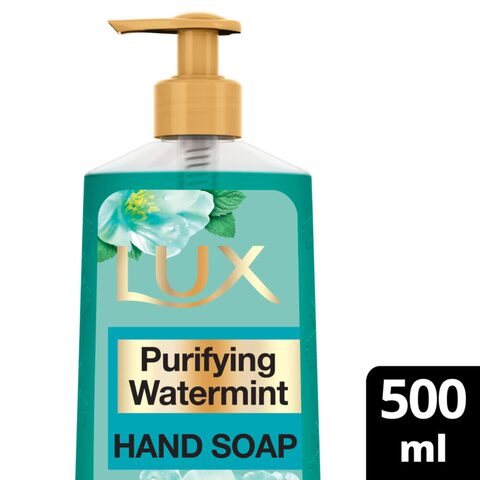 Buy Lux Antibacterial Liquid Handwash Glycerine Enriched, Purifying Watermint For All Skin Types, 500ml in Saudi Arabia