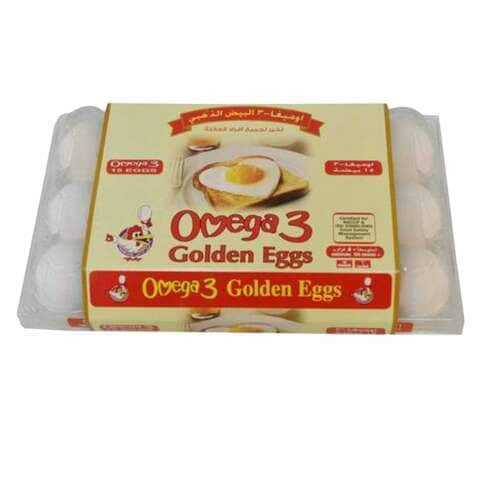 Buy Al Jazira Golden Eggs With Omega 3 15 PCS Online Shop Fresh