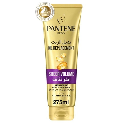 Pantene Pro-V Sheer Volume Oil Replacement Leave-On Cream 275ml