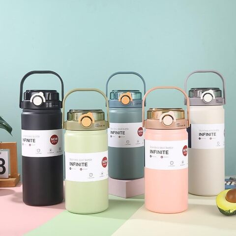 Stainless Steel Heavy-Duty Thermos Vacuum Bottle - Flask - 1000 ml -  HOT/COLD