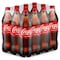 Coca-Cola Original Taste Carbonated Soft Drink PET 1L Pack of 12