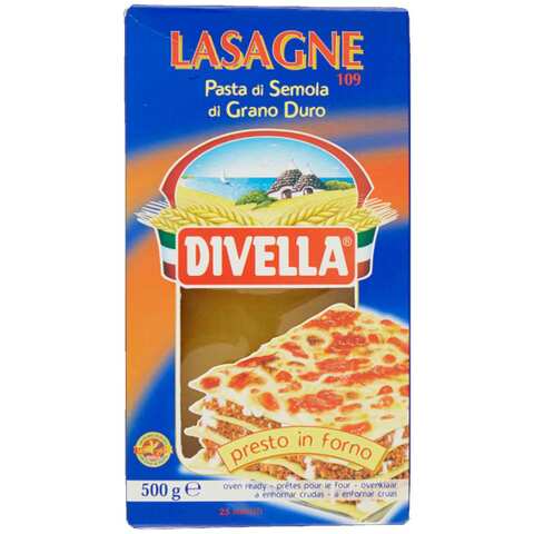 Divella Lasagne Semola 109 500 Gram