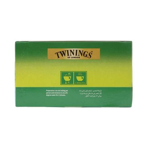 تويننجز شاي أخضر بنكهه النعناع 50كيس×1.5غ