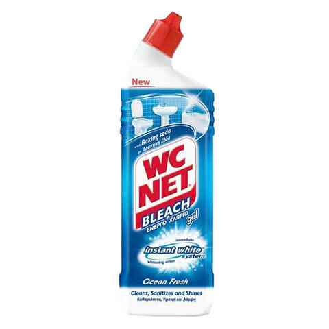 Buy Wc Net Toilet Cleaner Bleach Gel Ocean Fresh 750ml Online