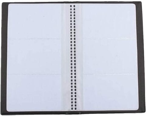 Generic 1Pc Business Card Book 240 Slots Pvc Leather Credit Card Book Business Card Holder For School Home Office