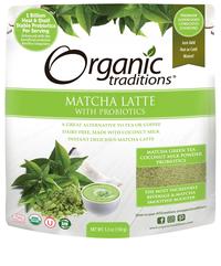 Organic Tradition Match Latte With Probiotics 150g