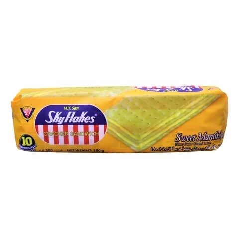 M.Y.San Sky Flakes Sweet Butter Cream Cracker Sandwich 300g
