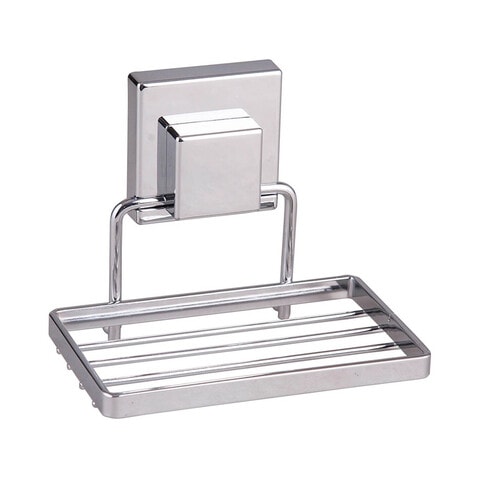Home Pro Soap Holder Silver 130x130x65mm