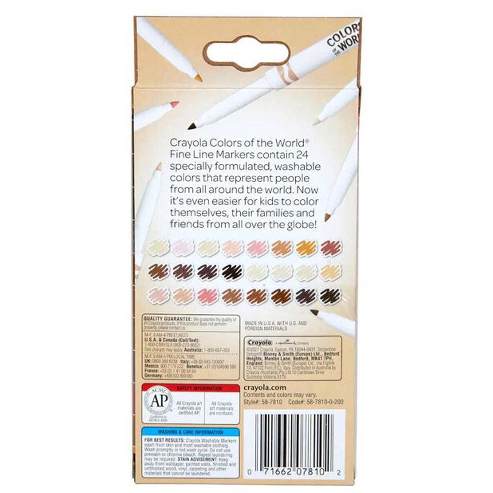 Crayola 52-8815 Crayon,metallic,24ct