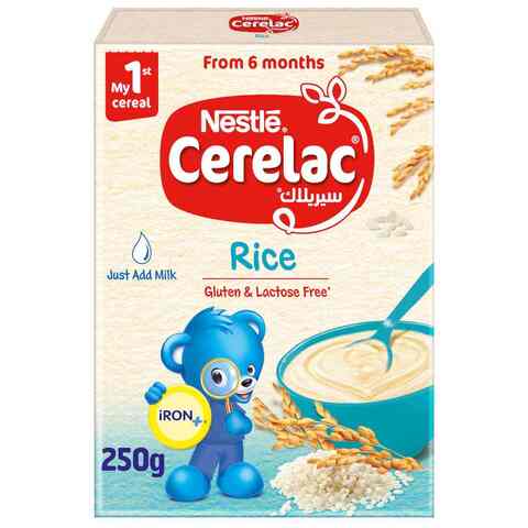 Red rice store cereal for babies