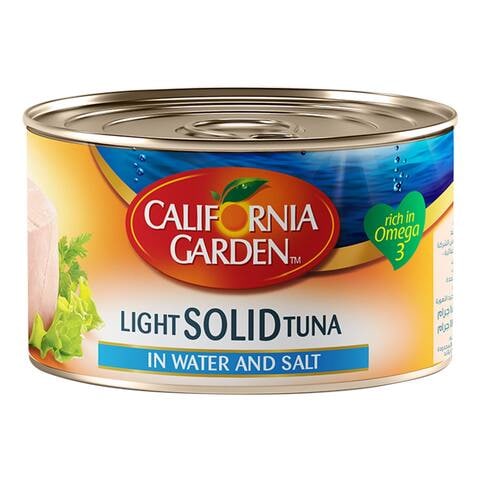 California Garden Light Solid Tuna In Water And Salt 185g