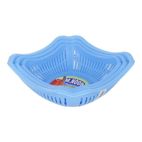 M.Noor Plastic Vegetable Basket 3 pcs