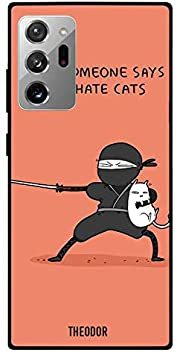 Theodor - Samsung Galaxy Note 20 Ultra Case Cover They Hate Cats Flexible Silicone Cover