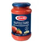 Buy Barilla Napoletana Pasta Sauce With Mediterranean Herbs 400g in UAE