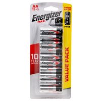 Energizer Max Alkaline Battery AA 15+5 Free