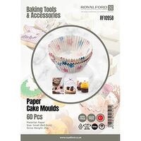Paper Cake Moulds, 60pcs Mini RF10958   Non-Stick Muffin Cases Liners Cupcake Moulds for Ice-Creams Puddings Party Christmas