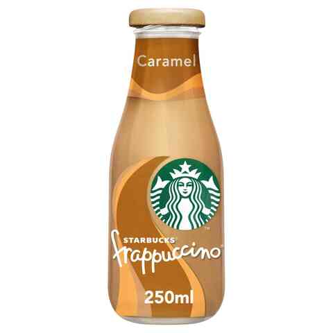 Buy Starbucks Frappuccino Caramel Coffee Drink Bottle 250ml Online ...