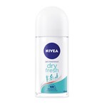 Buy NIVEA Antiperspirant Roll-on for Women, 48h Protection, Dry Fresh Antibacterial, 50ml in Saudi Arabia