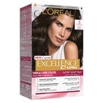 Buy LOreal Paris Excellence Creme Triple Care Permanent Hair Colour 3 Dark Brown in UAE