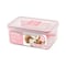 Blackstone Air-Tight Food Container IS011 Clear/Pink 300ml