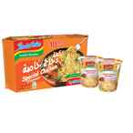 Buy Indomie Special Chicken Flavour Noodles 80g Pack of 10 With Chicken Flavour Cups Noodles 60g Pack of 2 in UAE